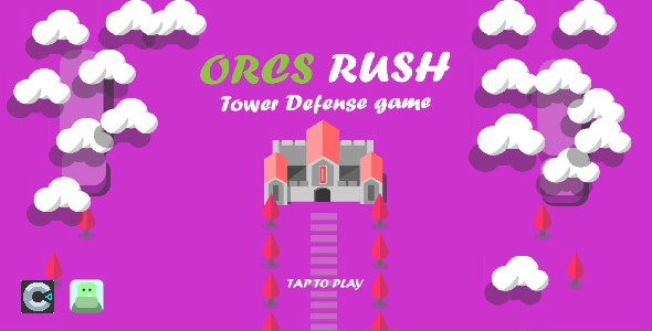 Orc Rush : tower defense game